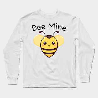 Cute Bee Mine Long Sleeve T-Shirt